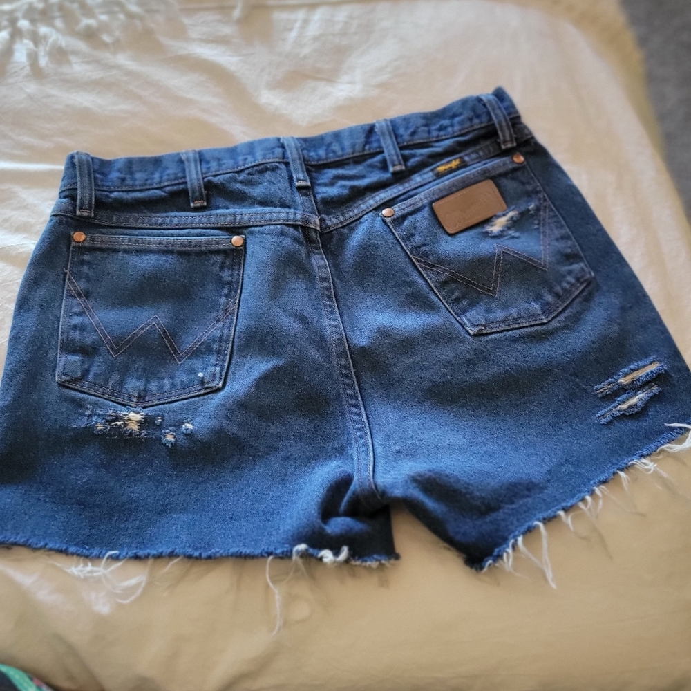 WRANGLER Jean Shorts 13MWZ Fits 8/10